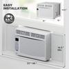 mollie 6000 BTU Window Air Conditioner, ac window unit with Washable Filter, Remote, Dehumidifier, Fan, Cools Up to 250 Square Feet, 115V/60Hz view 2