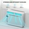 mollie 6000 BTU Window Air Conditioner, ac window unit with Washable Filter, Remote, Dehumidifier, Fan, Cools Up to 250 Square Feet, 115V/60Hz view 4