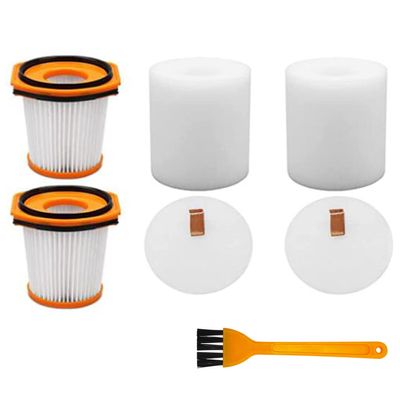 Chuancheng 5 Pack Accessories Set Filters for Shark WS642AE Wandvac System Ultra-Lightweight Powerful Cordless Stick Vacuum, 2 Filters, 2 Foam Filters, 1 Cleaning Brush