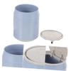 BESPORTBLE Mini Can Trash Can Desk Mini Wastebasket Office Small Trash Bin Litter Waste Receptacle view 4