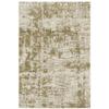 4' X 6' Beige Gold and Grey Abstract Power Loom Stain Resistant Area Rug view 1