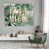 Beach Tropical Leaves Wall Tapestry,Summer Jungle Palm Tree Plant Tapestries for Dorm Living Room Bedroom Decor(60x80Inch) view 3