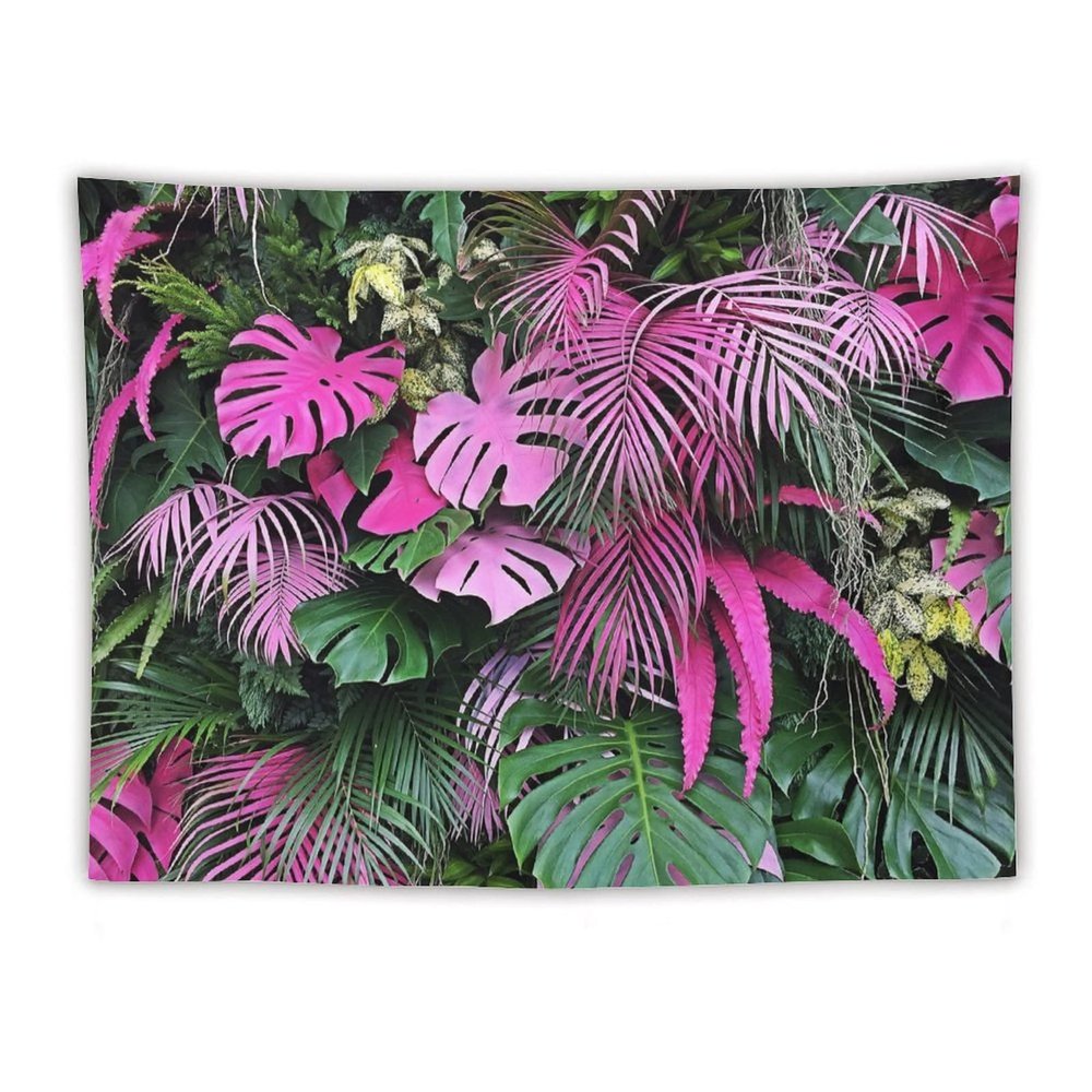 Tropical Palm Leaf Tapestry,Jungle Palm Tree Plant 3D Art Tapestries Wall Hanging for Dorm Living Room Bedroom Decor(60x80Inch)