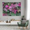 Tropical Palm Leaf Tapestry,Jungle Palm Tree Plant 3D Art Tapestries Wall Hanging for Dorm Living Room Bedroom Decor(60x80Inch) view 3