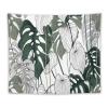 Jungle Palm Leaves Wall Tapestry,Natural Tropical Palm Plant Pattern Tapestries for Dorm Living Room Bedroom Home Deor(50x60Inch) view 1