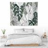 Jungle Palm Leaves Wall Tapestry,Natural Tropical Palm Plant Pattern Tapestries for Dorm Living Room Bedroom Home Deor(50x60Inch) view 4