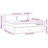 CUMYZO Box Spring Bed with Mattress and headboard,Fabric Bed in a Box Upholstered Platform Bed Frame/Mattress Foundation/Wood Slat SupportDark Gray,Queen view 2
