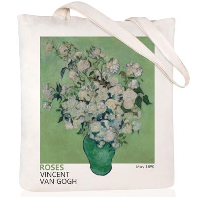 Andeiltech Canvas Tote Bag Aesthetic Cute Vintage Tote Bags Book Shoulder bag Gifts Reusable Grocery Bags for Women