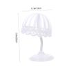 LALAFINA 2pcs Multifunctional Wig Display Stand and Hat Rack Holder for Styling Practice Display for Hairdressing Students and Home Use Height Random Style view 2