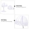 LALAFINA 2pcs Multifunctional Wig Display Stand and Hat Rack Holder for Styling Practice Display for Hairdressing Students and Home Use Height Random Style view 4