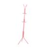 Cabilock Iron Coat Stand Tree Branch Hanger Hooks Pink Clothes Organizer Rack for Entryway Bedroom Bathroom for Hats Bags and Scarves view 1