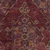 8' X 10' Red and Gold Oriental Power Loom Stain Resistant Area Rug view 4