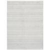 8' X 11' White and Grey Geometric Power Loom Stain Resistant Area Rug view 1