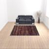 9' X 12' Red Purple Gold and Grey Oriental Power Loom Stain Resistant Area Rug view 2