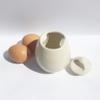 AggCoddler - Scandinavian Porcelain 4-Piece Egg Coddler with Serving Tray Set- Minimalist Design Egg Poacher Cooker for Quick and Easy Breakfast or Elegant Display - Small Julia view 2