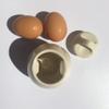 AggCoddler - Scandinavian Porcelain 4-Piece Egg Coddler with Serving Tray Set- Minimalist Design Egg Poacher Cooker for Quick and Easy Breakfast or Elegant Display - Small Julia view 4
