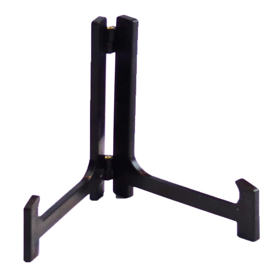 4 1/2" Black Modern Display Stand - 2 Pack