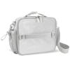 Bentgo Kids Lunch Bag - Double-Insulated, Reusable Lunch Bag for Kids 3+ with Adjustable Strap; Holds Lunch Box/Water Bottle/Snacks; Easy-Clean, Water-Resistant & Pockets (Glitter Edition - Silver) view 1