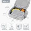 Bentgo Kids Lunch Bag - Double-Insulated, Reusable Lunch Bag for Kids 3+ with Adjustable Strap; Holds Lunch Box/Water Bottle/Snacks; Easy-Clean, Water-Resistant & Pockets (Glitter Edition - Silver) view 3