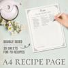 Recipe book for own recipes to Entertain and Delight: 3 Ring Binder 8.5x11 Full-Page with Clear Protective Sleeves A Comprehensive Recipe Binder to organize your family recipe book by category. (Multicolor) view 3