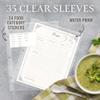 Recipe book for own recipes to Entertain and Delight: 3 Ring Binder 8.5x11 Full-Page with Clear Protective Sleeves A Comprehensive Recipe Binder to organize your family recipe book by category. (Multicolor) view 4