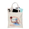 BDPWSS Water Polo Gifts Water Polo Player Coach Gift Never Underestimate A Who Plays Water Polo Canvas Tote Bag (play waterpolo TG) view 1