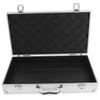 ERINGOGO Large Capacity Toolbox Aluminum Alloy Tool Case with Safety Clasp Portable Storage Box for Medicine and Tools 14.17X8.26X2.95 Inch view 3