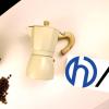 Aluminum octagonal coffee pot, kettle, moka pot, stove, coffee machine, household kitchen appliance view 2