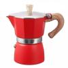 Aluminum octagonal coffee pot, kettle, moka pot, stove, coffee machine, household kitchen appliance view 4