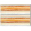 RAKUTE Northern Enrope Orange Stripe Kids Rugs, Abstract Geometric Brush Stroke Bedroom Rug, with Non-Slip Rubber Backing for Decor Teen Boys Room Floor Lounge Nursery, 5ft x 7ft view 4