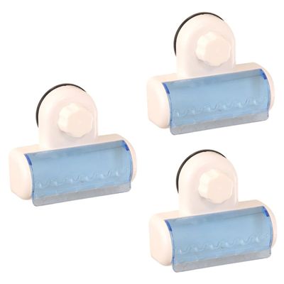 Cabilock 3pcs Wall-Mounted Toothbrush Holder Cover Space-Saving Punch Toothbrush Organizer for Bathroom Cup Design for Easy Installation and Modern Style