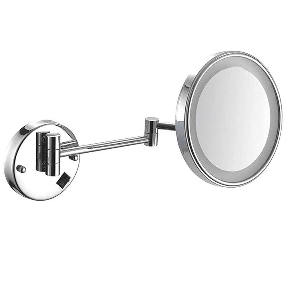 NOVOCE Household Bathroom Mirror, Wall-Mounted Mirror Makeup Mirror Bathroom Mirror Mirror Hidden Collectable 8 Inch