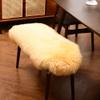 LLB Genuine Sheepskin Area Rug Wool Rug Fur Carpet Fluffy Shaggy Fur Rug for Living Room Kids Bedroom Real Sheepskin Throw Lambskin Rugs Sofa Mat Chair Seat Covers (Yellow, 2 x 3 ft Sheepskin) view 3