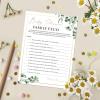 Family Feud Baby Shower Game - Pack of 30 Cards, Answer Key, Greenery Decorations, Feud Game Supplies-04 view 4
