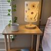 WENFOME Solid Wood End Table, 3-Tier Side Tables with Storage Shelves, Tall Nightstand Bedside Table for Living Room Bedroom Toilet No-Tool Easy Assembly (Burlywood) view 4