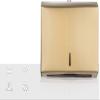 Sturdy Paper Towel Holders Hand Towel Dispenser Wall Mounted 304 Stainless Steel with Lock Hand Tissue Paper Towel Dispenser, Toilet Roll Holder High Capacity view 4