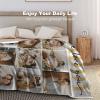 Artsadd Personalized Fathers Day Blanket Gifts for Dad, Custom Blanket with Photos Text Customized Picture Throw Blankets for Dad Grandpa Best Dad Ever Gifts, Dad Gifts from Daughter Son Wife 60"x80" view 3
