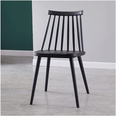 Classic Dining Chairs Plastic Dining Chairs Nordic Casual Kitchen Chair Portable Side Chair for Home Living Room Cafe Dining Room Chairs Stable Load-Bearing