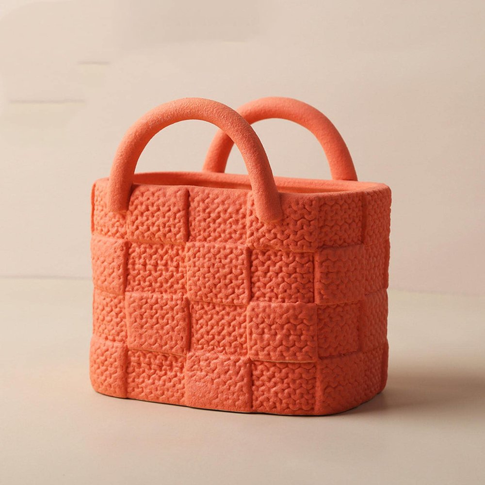 EVOLVY Nordic INS Morandi Creative Ceramic Tote vase Simple hydroponic Flower Ware Fresh Girly Ornaments 