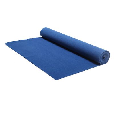 Aisle Runner Carpet Roll, Blue Event Carpet for Wedding Party Hallway Event Awards Evening Decoration, 5 mm Thickness