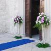 Aisle Runner Carpet Roll, Blue Event Carpet for Wedding Party Hallway Event Awards Evening Decoration, 5 mm Thickness view 2