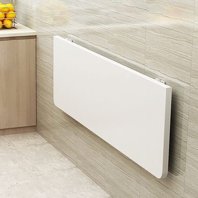HARELA 1"(2.5cm) Thick Folding Wall-Mounted Drop-Leaf Table/Laundry Folding Table, Heavy Duty Folding Table for Home Office/Laundry Room/Kitchen (Color : White, Size : 19.7 * 16in(50 * 40cm))