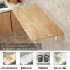 HARELA 1"(2.5cm) Thick Folding Wall-Mounted Drop-Leaf Table/Laundry Folding Table, Heavy Duty Folding Table for Home Office/Laundry Room/Kitchen (Color : White, Size : 19.7 * 16in(50 * 40cm)) view 3