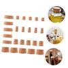 MAGICLULU 30 Pcs Tapered Cork Plugs Wood Wine Bottle Corks Stoppers Natural Soft Wood Corks for Wine Beer view 3