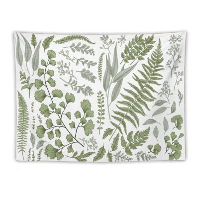 Herbs Plant Tapestry Wall Hanging,Nature Wild Floral Nature Plants Decoration Tapestries for Dorm Living Room Bedroom Home Decor 60"x80"