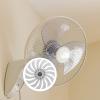 LIFKOME Fan Replacement for Table Fan Pedestal Fan Universal Electric Fan Blades 14 Inch 15 Leaves Black Easy to Install and Clean view 2