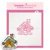 The Cookie Countess Gingerbread House PYO Stencil - Drawn by Krista view 1