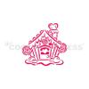 The Cookie Countess Gingerbread House PYO Stencil - Drawn by Krista view 3