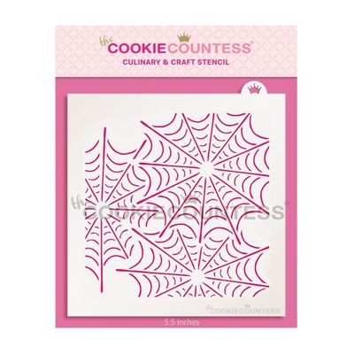 The Cookie Countess Tangled Webs Stencil