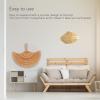 Seagrass Woven Fan Wall Decor, Hanging Rattan Fan Wall Fan Decor for Living Room Bedroom Wall Decoration (Khaki) view 2